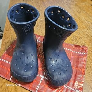 CROCS Kids Blue Rain & Snow Boots